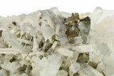 Quartz and Pyrite Crystal Cluster - Peru #276045-1